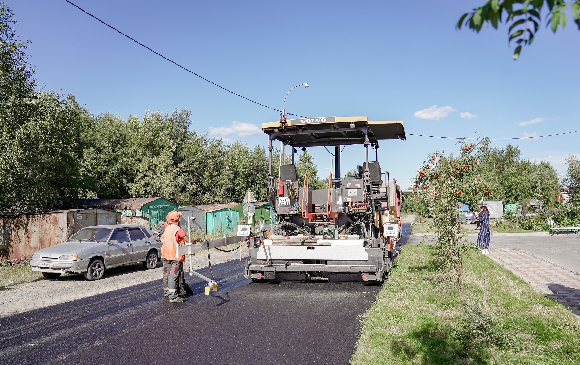 В Нижневартовске внедряют новые технологии для ремонта дорог 